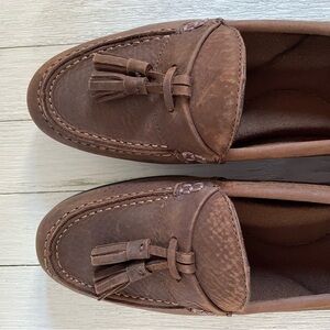 Eastland Chocolate Brown Tassel Moccasin Loafers